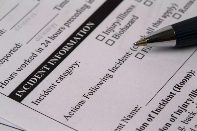 Dentist - Dental Office Incident Reports