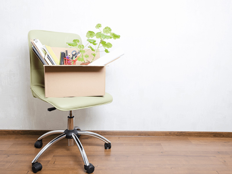 empty box on chair showing nursing nurse practitioner changing specialties