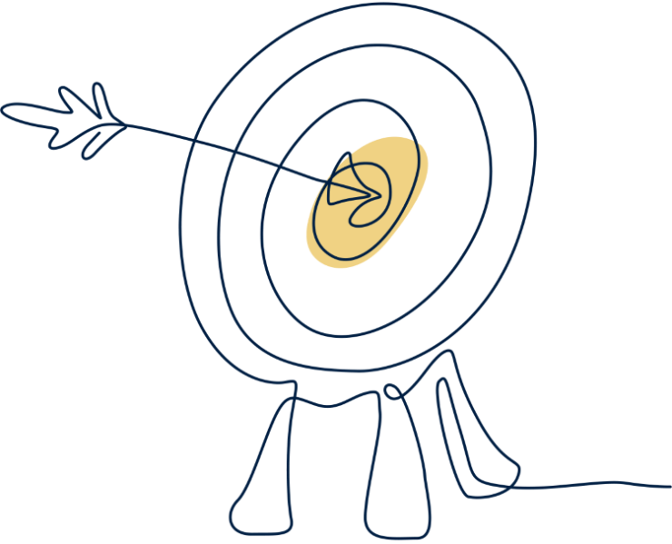 illustration of an archery target