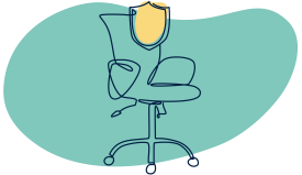 Office chair illustration | BPP Insurance